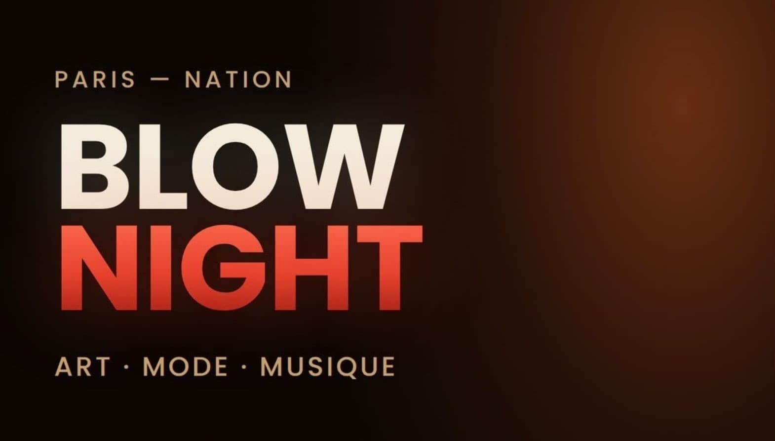 BLOW NIGHT