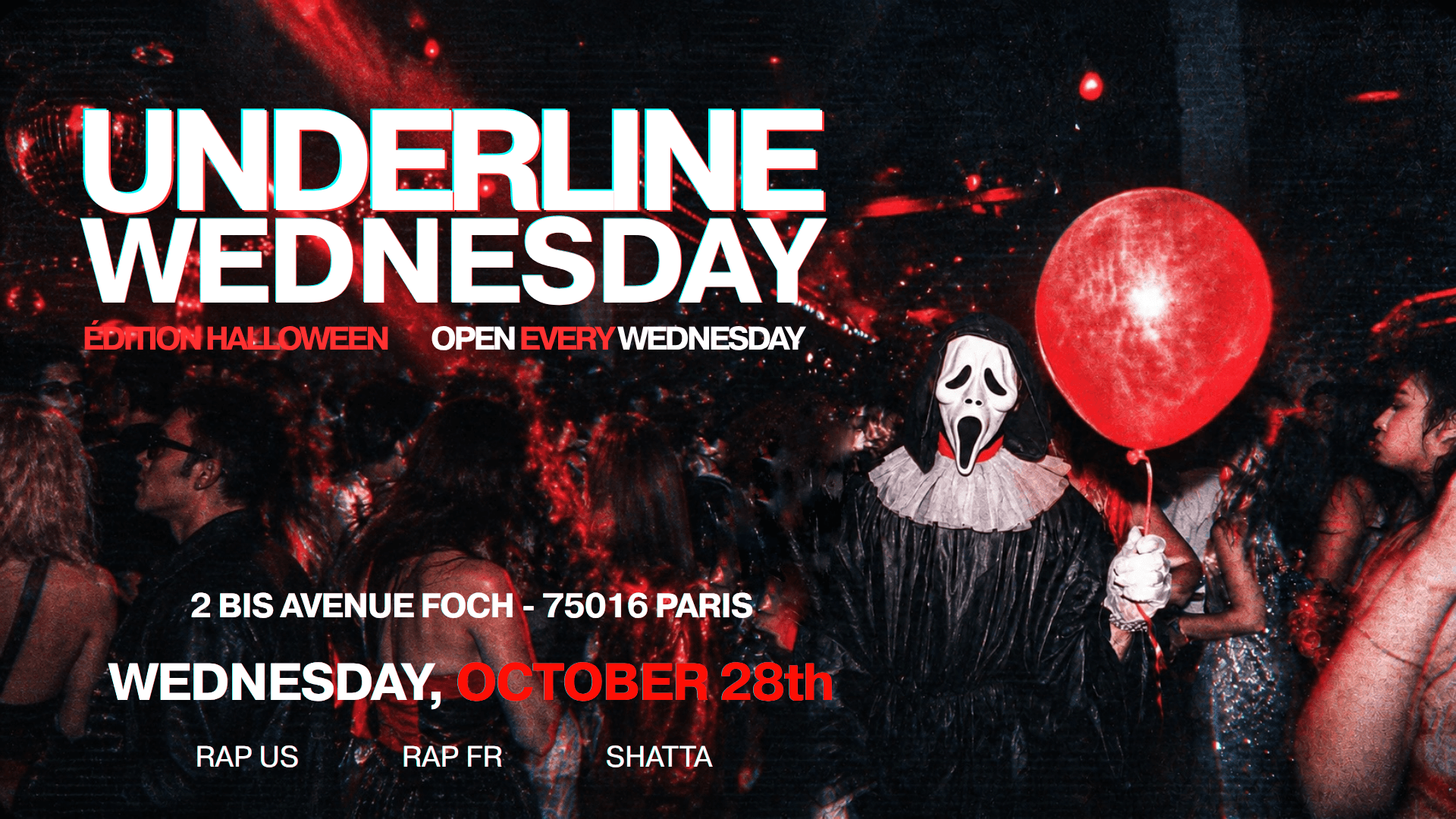 UNDERLINE HALLOWEEN EDITION - DUPLEX 28/10